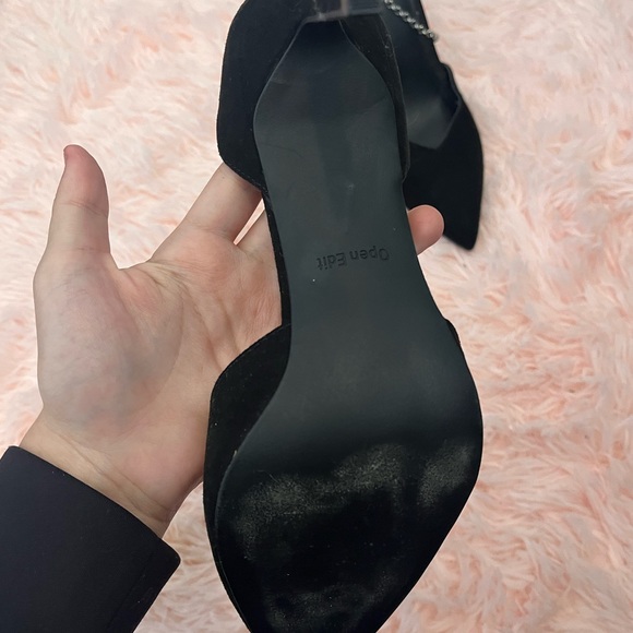 Open Edit Rhinestone Strap Heels Size 8 - Picture 4 of 4